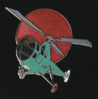 77682-Pin's.Helicoptere.avion.aviation.militaire...signé Démons Et Merveilles. - Aerei