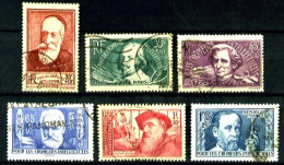 380/385 - Série Chomeurs Intellectuels - Complet 6 Valeurs - Oblitérés - TB - Used Stamps