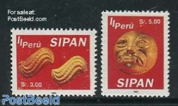 Peru 1994 Sipan Culture 2v, Mint NH, History - Archaeology - Archäologie