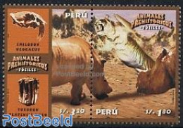 Peru 2004 Prehistoric Animals 2v [:], Mint NH, Nature - Prehistoric Animals - Préhistoriques