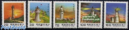 Taiwan 1991 Lighthouses 5v, Mint NH, Various - Lighthouses & Safety At Sea - Faros