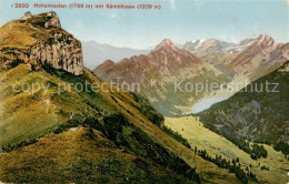 13794941 Appenzell IR Hohenkasten Mit Saembtissee Appenzeller Alpen Appenzell IR - Autres & Non Classés