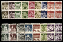 Deutschland (BRD), MiNr. 489-503 Viererblöcke, Postfrisch - Nuevos