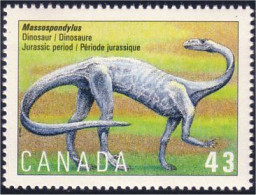 Canada Massospondylus Dinosaur MNH ** Neuf SC (C14-95a) - Ongebruikt