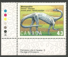 Canada Massospondylus Dinosaur MNH ** Neuf SC (C14-95ha) - Unused Stamps