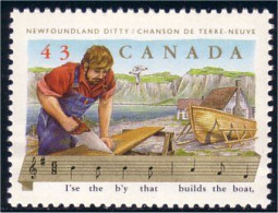 Canada Newfoundland Ditty Music MNH ** Neuf SC (C14-93a) - Unused Stamps