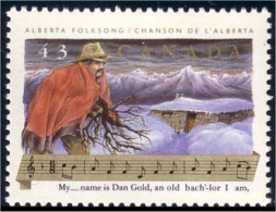 Canada Alberta Folksong Music MNH ** Neuf SC (C14-91b) - Musica