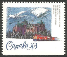 Canada CPR Banff Springs Hotel AB Train Zug Treno MNH ** Neuf SC (C14-68b) - Nuovi