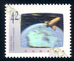 Canada Navette Spatiale Shuttle Hologramme MNH ** Neuf SC (C14-42b) - Ologrammi