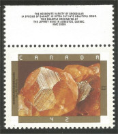 Canada Minerals Grossular Grossulaire MNH ** Neuf SC (C14-40h) - Neufs