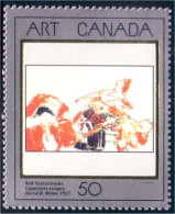 Canada Tableau Capucines Nasturtiums Painting MNH ** Neuf SC (C14-19b) - Autres & Non Classés