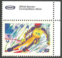 Canada Ski Slalom Albertville KRAFT Official Sponsor MNH ** Neuf SC (C14-03a) - Unused Stamps