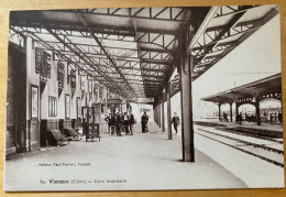Carte Postale Vierzon (18) Gare Intérieure - Vierzon