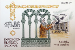 España 1986 Edifil 2859 Sello ** HB Exposición Filatelica Nacional EXFILNA 86 Michel BL29 Yvert BF35 Spain Stamp Timbre - Unused Stamps
