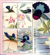 Nevis 2018 Hummingbirds 4v M/s, Mint NH, Nature - Birds - St.Kitts And Nevis ( 1983-...)