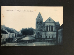 Vertus - L'église Et Le Puit Saint Martin - 51 - Vertus