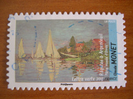 France Obl   N° 829  Cachet Rond Bleu - Gebraucht