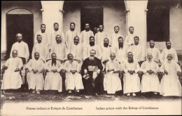 CPA Coimbatore Indianer, Indische Priester Und Bischof Von Coimbatore - Inde