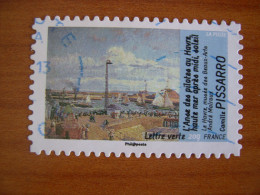 France Obl   N° 828  Cachet Rond Bleu - Gebraucht