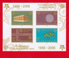 Serbia 2006 - Europa 50 Years Stamps 2 S/S MNH - Serbie
