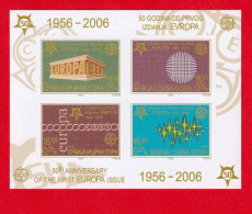 Serbia 2006 - Europa 50 Years Stamps 2 S/S MNH - Servië