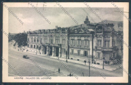 Messina Città Palazzo Governo PIEGA Cartolina ZB9575 - Messina