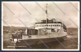 Messina Città Ferryboat Scilla Foto Cartolina ZB9613 - Messina