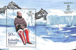 Greenland 2022 Queen Margaret S/s, Mint NH, History - Kings & Queens (Royalty) - Unused Stamps