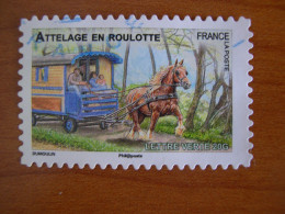 France Obl   N° 820  Cachet Rond Bleu - Gebraucht