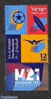 Israel 2022 21st Maccabiah 1v, Mint NH, Sport - Sport (other And Mixed) - Swimming - Ungebraucht