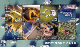 Jersey 2023 Jersey From The Air 8v M/s, Mint NH, Transport - Various - Ships And Boats - Agriculture - Lighthouses & S.. - Ships
