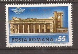 Romania- 1972, 100 ANI GARA DE NORD BUCURESTI, Nestampilat - Nuevos