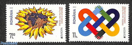 Romania 2023 Europa 2v, Peace And Freedom, Mint NH, History - Various - Europa (cept) - Peace - Joint Issues - Nuovi