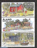 Aland 2023 Summer Holiday Houses 3v, Mint NH, Various - Tourism - Ålandinseln
