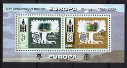 Mongolia 2006 - Europa 50 Years, House And Customs S/S MNH - Mongolie