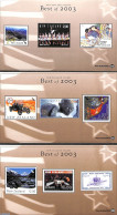 New Zealand 2004 Best Of 2003, 3 S/s, Mint NH, Performance Art - Religion - Sport - Transport - Dance & Ballet - Film .. - Unused Stamps