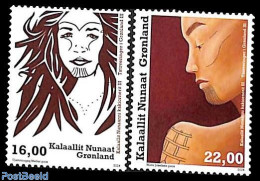 Greenland 2024 Tattoo Art 2v, Mint NH, Art - Tattoos - Unused Stamps
