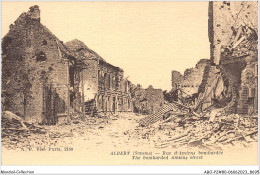 ABOP2-80-0173 - ALBERT - Rue D'AMIENS Bombardée - Albert
