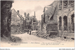 ABOP2-80-0159 - La Grande Guerre - ALBERT - Une Rue Après Le Bombardement - Albert