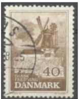 DANEMARK -  Zones Naturelles - Moulin à Vent De Bogø - Used Stamps