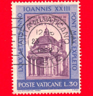 VATICANO - Usato - 1961 - 80º Genetliaco Di Giovanni XXIII - S. Maria, In Monte Santo -  30 - Usados