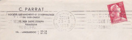 FRANCE - FLAMME TOULOUSE R.P  1959 - VISITES LE MUSEE POSTAL - ENTETE C. PARRAT SOCIETE D'ASPHALTAGE DU SUD OUEST - Annullamenti Meccanici (pubblicitari)