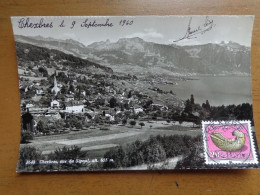 Suisse, Zwitserland / Chexbres, Vue Du Signal -> Written - Chexbres