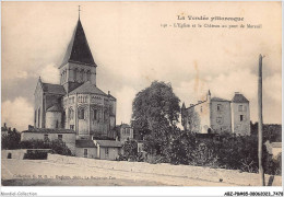 ABZP8-85-0687 - MAREUIL - L'eglise Et Le Pont - Mareuil Sur Lay Dissais