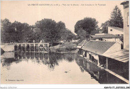 ADRP11-77-1030 - LA FERTE-GAUCHER - Vue Sur Le Morin - Les Lavoirs Et Le Vannage - La Ferte Gaucher