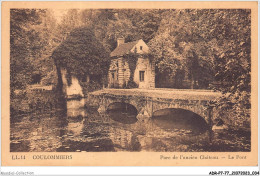 ADRP7-77-0602 - COULOMMIERS - Parc De L'ancien Château - Le Pont - Coulommiers