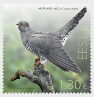 ESTONIA 2024 FAUNA Animals. Birds. The Common Cuckoo - Fine Stamp MNH - Estonie