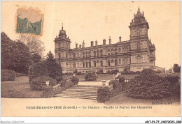 ADTP1-77-0041 - FERRIERES-EN-BRIE - Le Château - Façade Et Perron Des Chasseurs  - Torcy