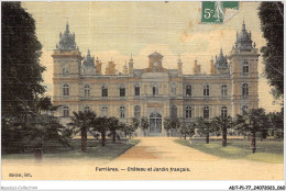 ADTP1-77-0031 - FERRIERES - Château Et Jardin Français  - Torcy