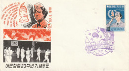 Zuid Korea 1970, FDC Unused, 20 Years Of The Korean Women's Corps. - Korea, South
